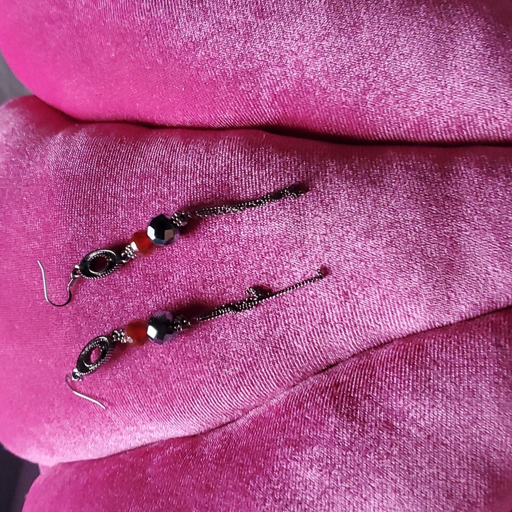 Gothic Girly Earrings by Foreign exchange New No Tags (includes Logo Sack)